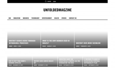 unfoldedmagzine.com screenshot