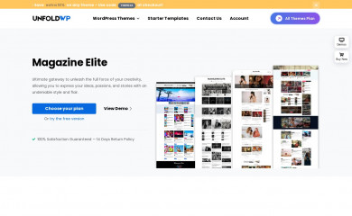http://unfoldwp.com/products/magazine-elite/ screenshot