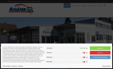 unfallservice-schaefer.de screenshot