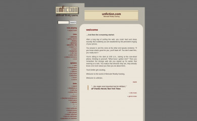 unfiction.com screenshot