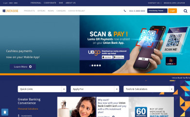 unionb.com screenshot