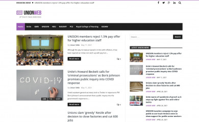 unionweb.co.uk screenshot