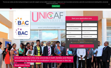 unicafuniversity.com screenshot