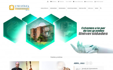unicatolica.edu.co screenshot