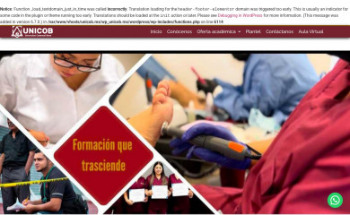 unicob.mx screenshot
