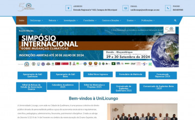 unilicungo.ac.mz screenshot