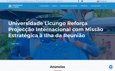 unilicungo.ac.mz screenshot