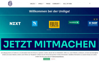 uniliga.gg screenshot