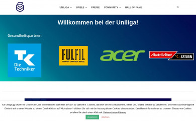 uniliga.gg screenshot