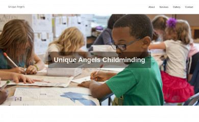 uniqueangelschildminding.co.uk screenshot
