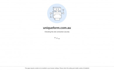 uniqueform.com.au screenshot