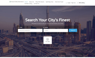 uniqueholidaydestinations.com screenshot