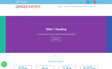 uniqueinfosystems.com screenshot