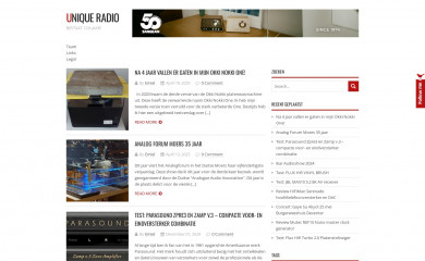 uniqueradio.nl screenshot