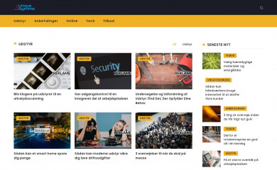 uniquesystems.dk screenshot