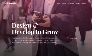 uniqart.works screenshot