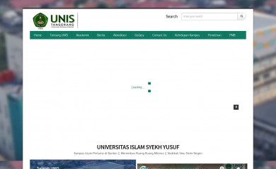 unis.ac.id screenshot