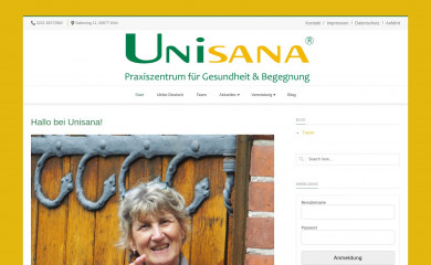 unisana-koeln.de screenshot