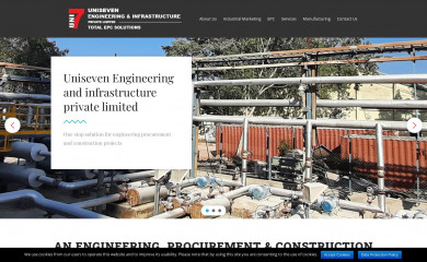 uniseven.in screenshot