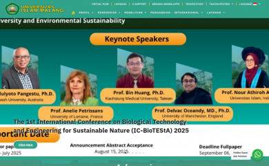 unisma.ac.id screenshot