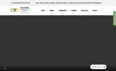 unisonedu.in screenshot