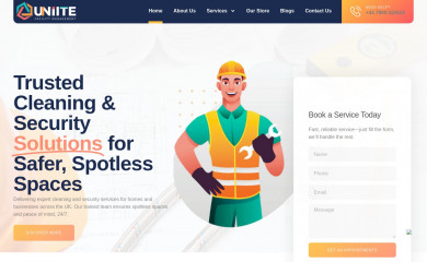 unitecleaningservice.com screenshot