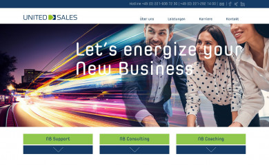 united-sales.de screenshot
