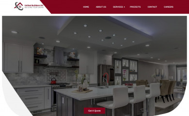 unitedbuildersdc.com screenshot