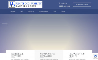 uniteddisabilitylawyers.com screenshot