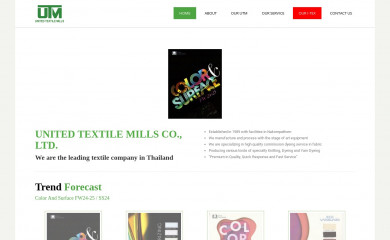 unitedtextilemills.com screenshot