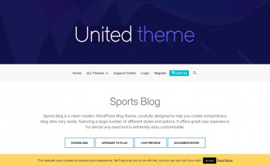 Sports Blog screenshot
