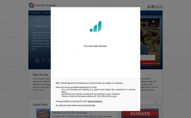 unitedvoices.com screenshot