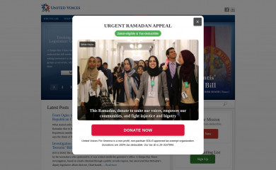 unitedvoices.com screenshot