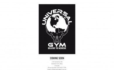universalgym.com.au screenshot