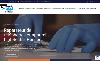 universbleu.fr screenshot