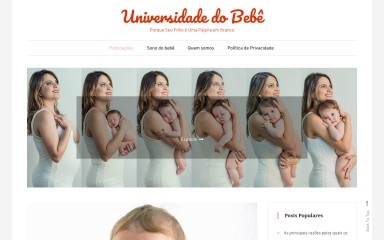 universidadedobebe.com screenshot