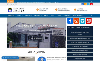 universitassuryadarma.ac.id screenshot