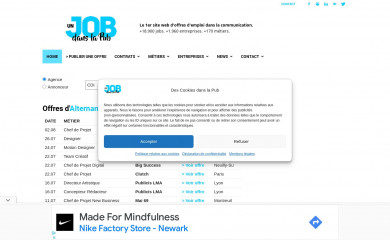 unjobdanslapub.fr screenshot