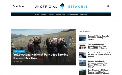 unofficialnetworks.com screenshot