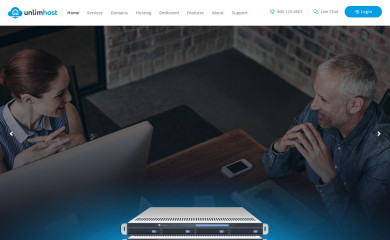 https://unlimhost.ancorathemes.com/ screenshot