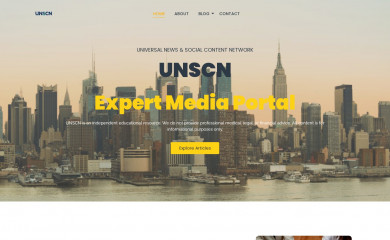 unscn.org screenshot