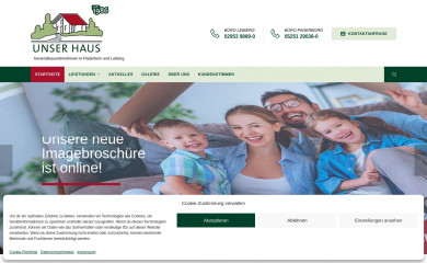 unserhaus-gmbh.de screenshot