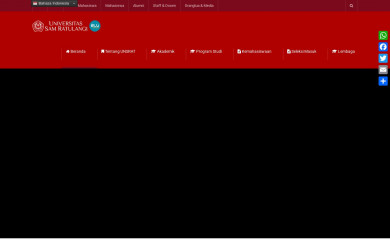 unsrat.ac.id screenshot