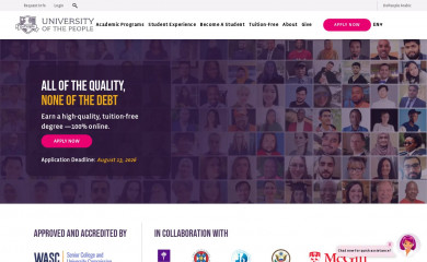 uopeople.edu screenshot