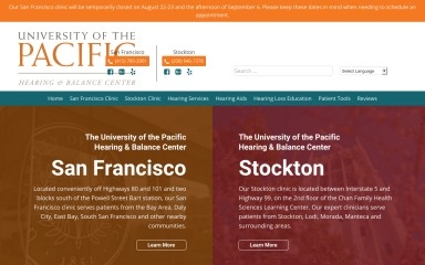 upacifichearing.com screenshot