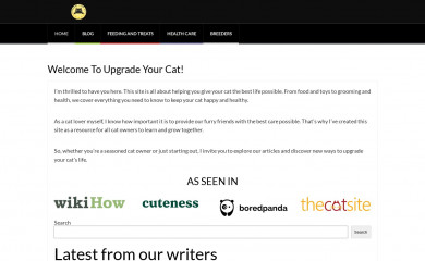 upgradeyourcat.com screenshot