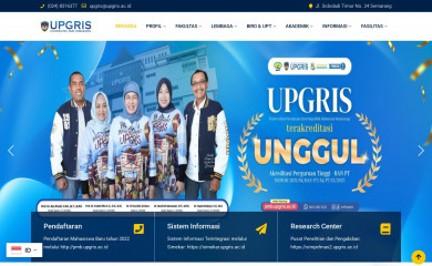 upgris.ac.id screenshot