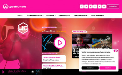 updatecharts.com.br screenshot