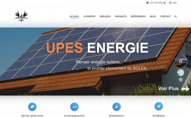 upesenergie.com screenshot