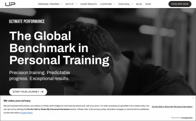 upfitness.com screenshot